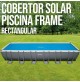 Intex Telo di Copertura Solare per Ultra Frame Rettangolare, 732 x 366 cm, Spessore 160 Micron, Dimensioni di Produzione: 716 x 346 cm, Blu 28017